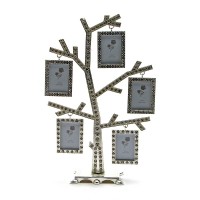 Фоторамка со стразами 'Дерево' (5 фото) (23,5х15х5,5 см)