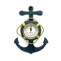 Якорь с часами (45х32,5х4 см)