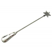 Ложка для обуви 'Штурвал' алюминий (50х6,5х1,5 см)