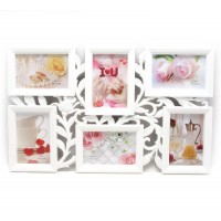 Фоторамки на 6 фото (фото 15х10 см)(52х33х2 см)