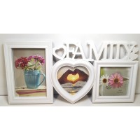 Фоторамки  (3 фото)(фото 15х10 см , 10х10 см)(537,5х18х2 см)