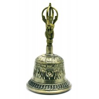Колокол чакровый бронзовый (d-11,5,h-19 см) (Непал)()Bell Embose No.4)