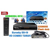 Тюнер для спутникового и цифрового телевидения COMBO Eurosky Es19 T2/S2