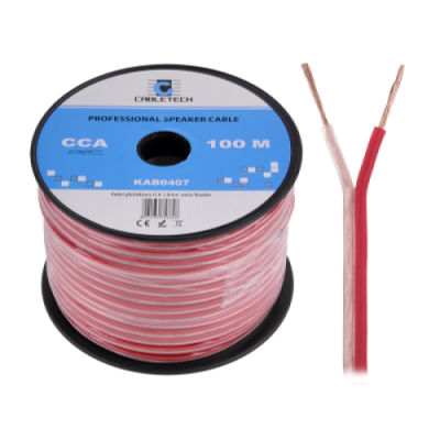 Кабель акустический CCA 1.0mm Cabletech extra flexible