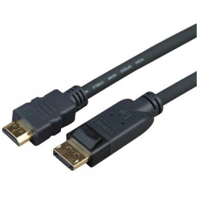 Соединительный шнур штекер HDMI - штекер Displayport 2м