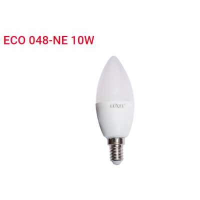 Лампа LED C37 10w E14 4000K (048-NE)