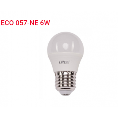 Лампа LED G45 6w E27 4000K (057-NE)
