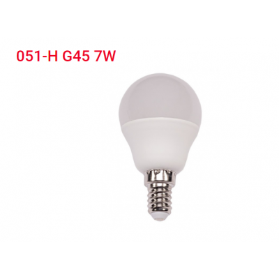 Лампа LED G45 7w E14 3000K (051-H)