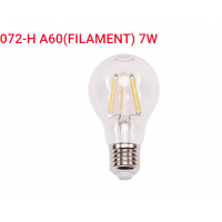 Лампа А60 filament 7w E27 2700K (072-H)