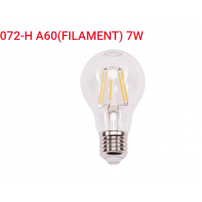 Лампа А60 filament 7w E27 2700K (072-H)