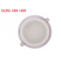 Панель LED круг (стекло) 18w  4000K IP20 (DLRG-18N)
