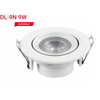 Панель LED круг 9w 4000K IP20 (DL-9N)