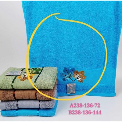 Полотенце махровое для лица Листик