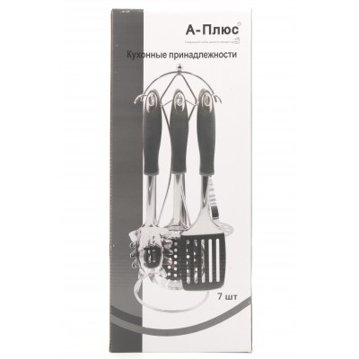 Набор кухонных предметов на стойке A-PLUS KT1406 (7 предметов)