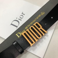 Ремень женский DIOR кожаный 4 см