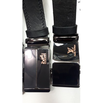 Ремень женский автомат кожаный брендовый, в ассортименте