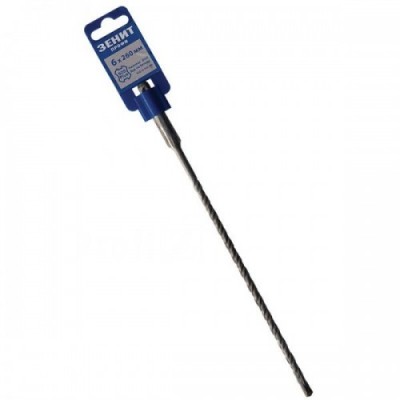 Бур SDS PLUS Зенит Профи 6x260 мм (20006260)