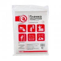 Пленка защитная 4*5 м, 7 мкм INTERTOOL KT-0700