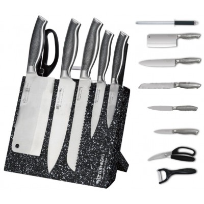 Набор ножей на магнитной подставке Edenberg EB-3614 - 9 предметов Набор ножей на магнитной подставке Edenberg EB-3614 - 9 предметов
