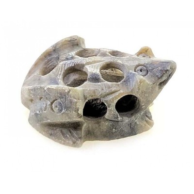 Лягушка из мыльного камня резная (4,5х2х2 см)