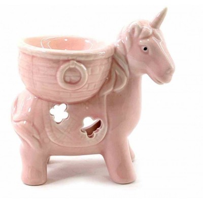 Аромалампа керамическая  розовая 'Единорог' (11х11х7 см) Аромалампа керамическая  розовая 'Единорог' (11х11х7 см)