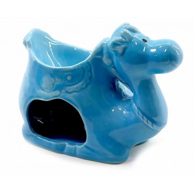 Аромалампа керамическая 'Верблюд' синий (9х10х6 см)