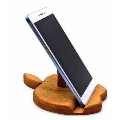 Подставка для телефона 'Яблоко'  деревянная(15х11х1,5 см)