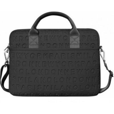 Сумка 13.3'' (14.2'') — WiWU Vogue Laptop Slim Bag  (with strap) — Black