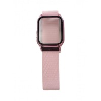 Ремешок Apple Watch Nylon with protective case 38/40/41mm  — Pink