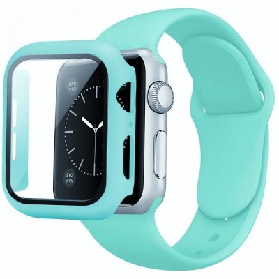 Ремінець Silicon & Glass — Apple Watch 41 mm — Ice Blue Ремінець Silicon & Glass — Apple Watch 41 mm — Ice Blue