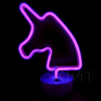 Ночной светильник Neon lamp series   — Unicorn Pink