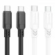 Кабель USB C to C 60W (1m) — Borofone BX81 — White