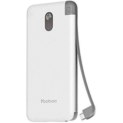 Yoobao S5K Power Bank — 5000 mAh  — White
