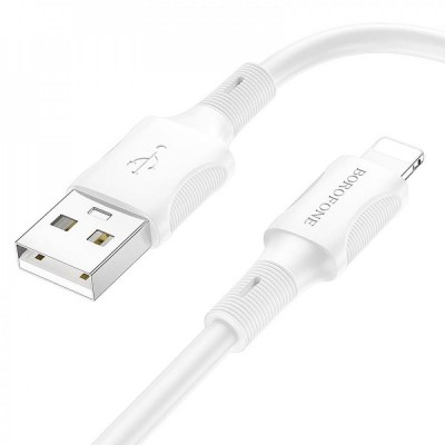 Кабель Borofone BX80 Lightning  — White