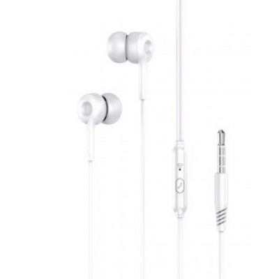 Навушники з мікрофоном 3.5mm  Viva HV53 — White