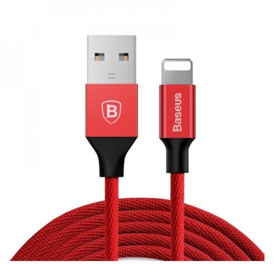 Baseus (CALYW) Yiven Lightning USB Cable (1.2m) — CALYW-09 Red