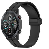Ремінець Silicone Magic Lock Універсальний 22 mm — Black