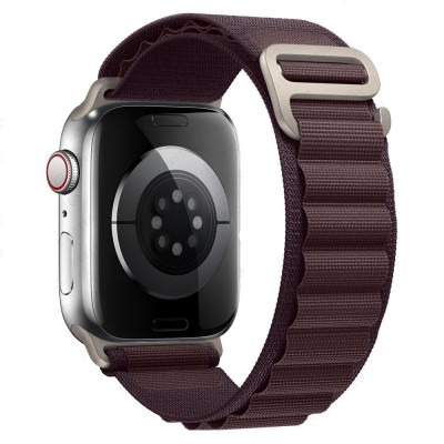 Ремінець Alpine Loop Design — Apple Watch 38 mm | 40 mm | 41 mm — Marsala
