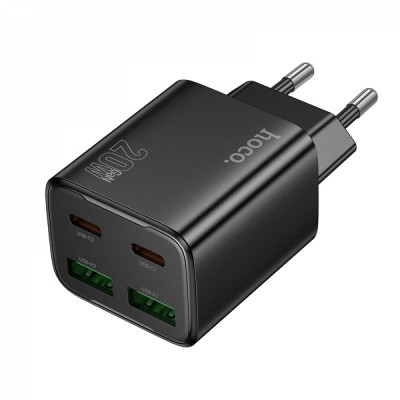 Home Charger | 20W | 2PD | 2U — Hoco N55  — Black