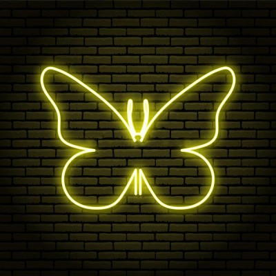 Ночной светильник — Neon Amazing — Butterfly