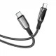 Кабель USB C to C 100W PD (1.2m) — Hoco S51 — Black