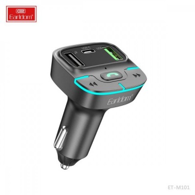 Fm Modulator MP3 | Car Charger | 3.1A | 2U | 1C — Earldom ET-M101