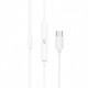 Навушники Type C з мікрофоном Borofone BM60 Original Series — White