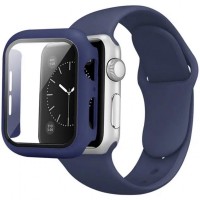Ремешок Veron Apple Watch Silicon+Glass 38/40mm — Midnight Blue
