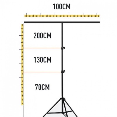 Подставка для фотофона 2 м + перекладина 1 м + зажимы 2 шт. + сумка (без экрана задней группы) Подставка для фотофона 2 м + перекладина 1 м + зажимы 2 шт. + сумка (без экрана задней группы)