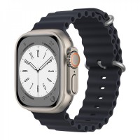 Ремінець Ocean Band Design — Apple Watch 42 mm | 44 mm | 45 mm | 49 mm — Charcoal Gray