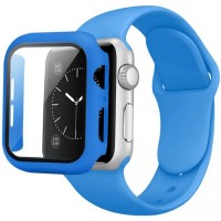 Ремешок Veron Apple Watch Silicon+Glass 38/40mm — Sky Blue