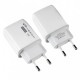 Home Charger 2.4A 2U USB C Cable (1m) Veron AC62C