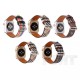 Ремінець Leather Skew Lattice Series — Apple Watch 38 mm | 40 mm | 41 mm — Colorful