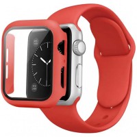 Ремешок Veron Apple Watch Silicon+Glass 42 mm — Red